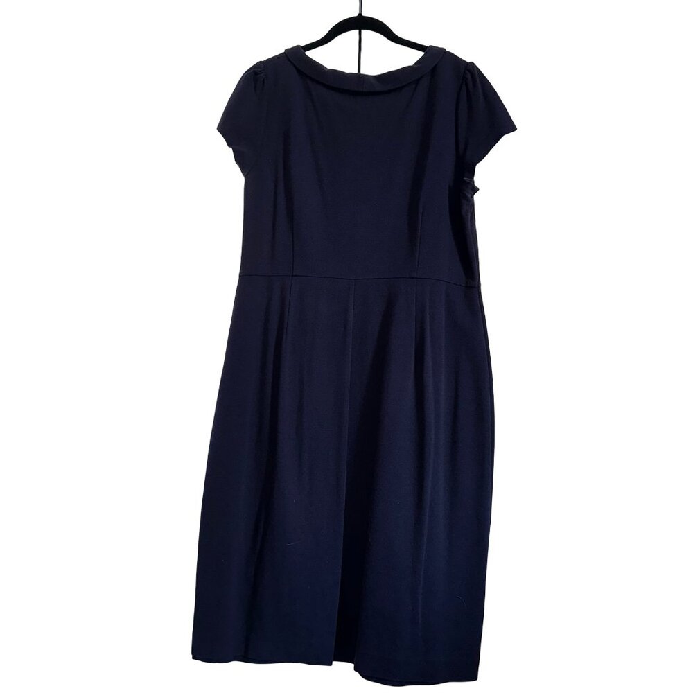Boden Audrey Ponte Dress in navy blue - lined, 14 Long